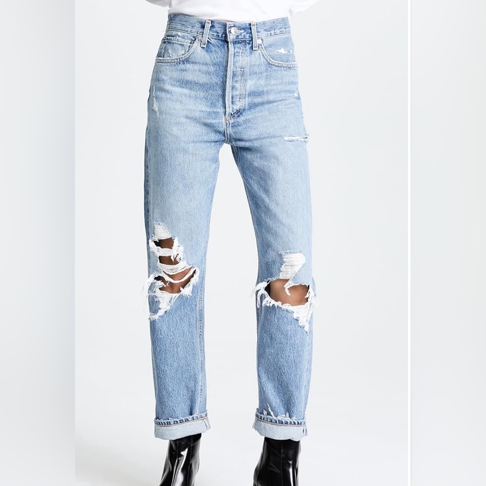 AGOLDE 90’s mid rise straight fit